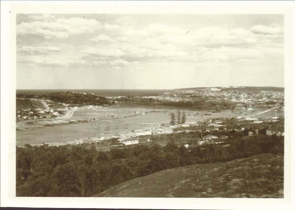View from Gumbooya Reserve , Allambie over Warringah Golf Course and North Manly