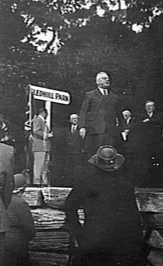 Dedication of Gledhill Park, Manly