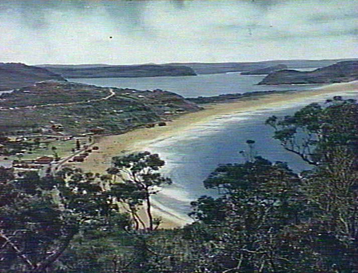 View over Palm Beach, Pittwater and Lion Island