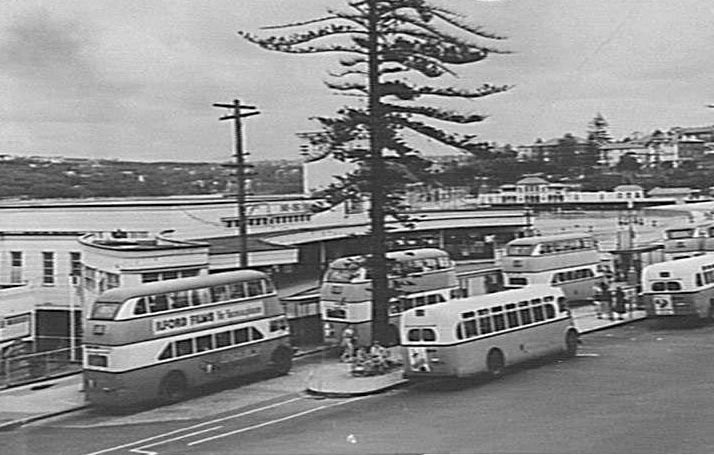 Manly Wharf bus interchange, Harbour Pool and Dressing Pavilion