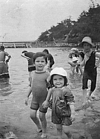 The Ladies' Baths at Western end of Manly Cove