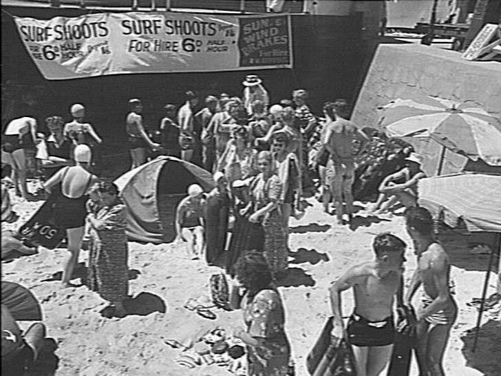 Hire stall at south end of Manly Beach