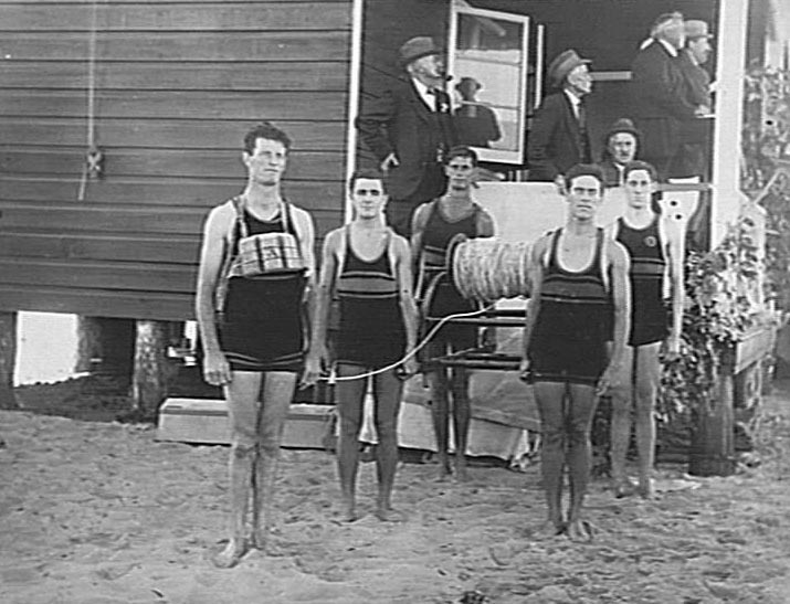 Belt rescue team probably outside North Steyne Surf Club