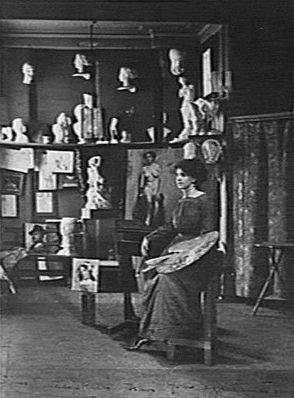 Interior of Antonio Dattilo-Rubbo's studio