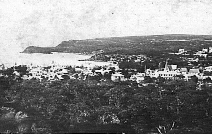 View over Manly towards Shelly Beach from Kangaroo Hill