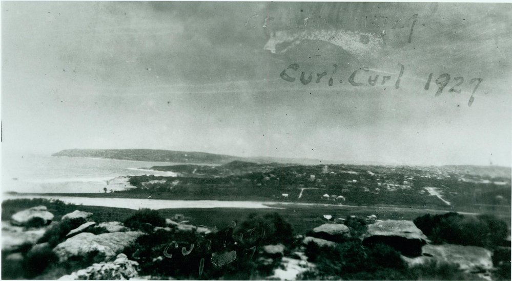 View over Curl Curl Lagoon 1927