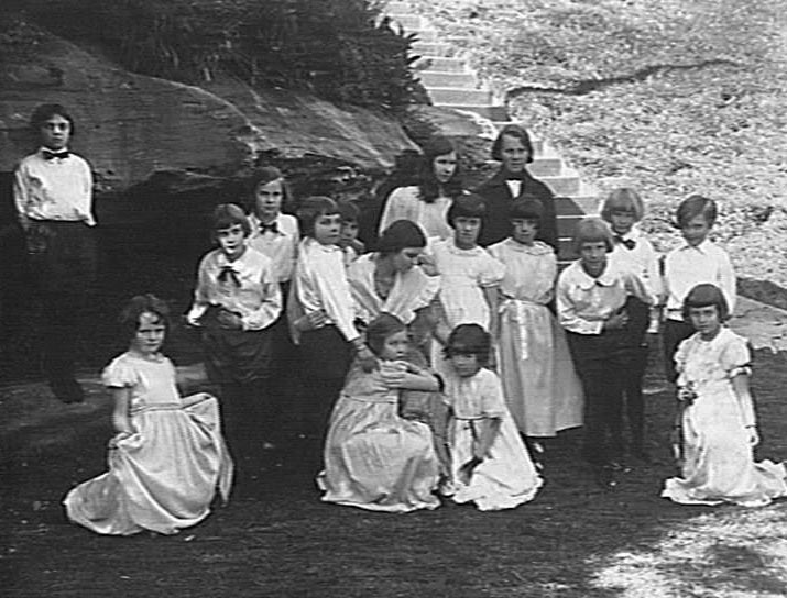 Manly Grammar School, pupils, performing in a play