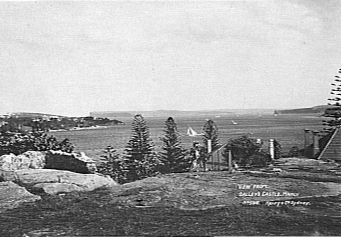 Manly Cove from Dalley's Castle