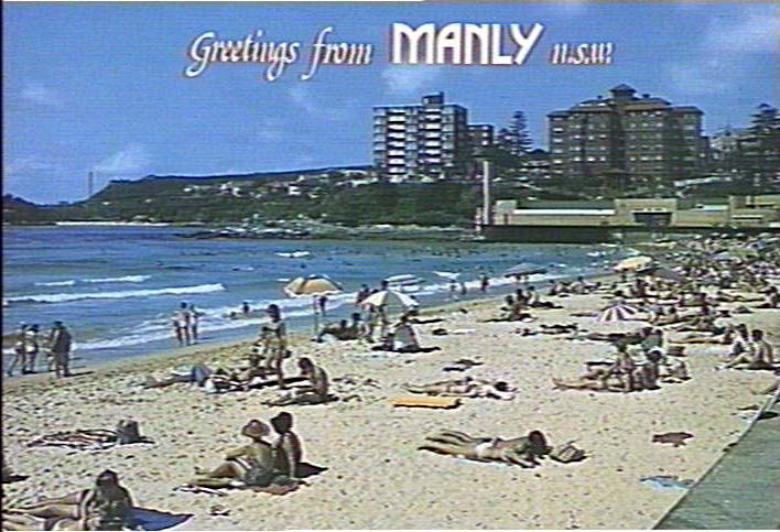 Manly Beach Postcard