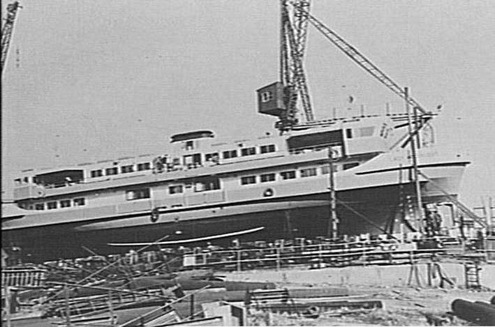 Ferry "Lady Wakehurst" under construction