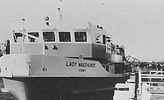 Ferry "Lady Wakehurst" at Manly Wharf