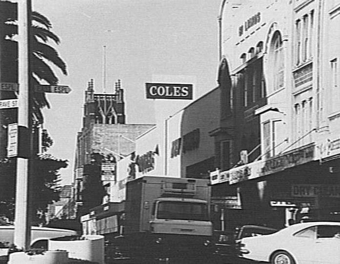 The Corso, Manly, 1973