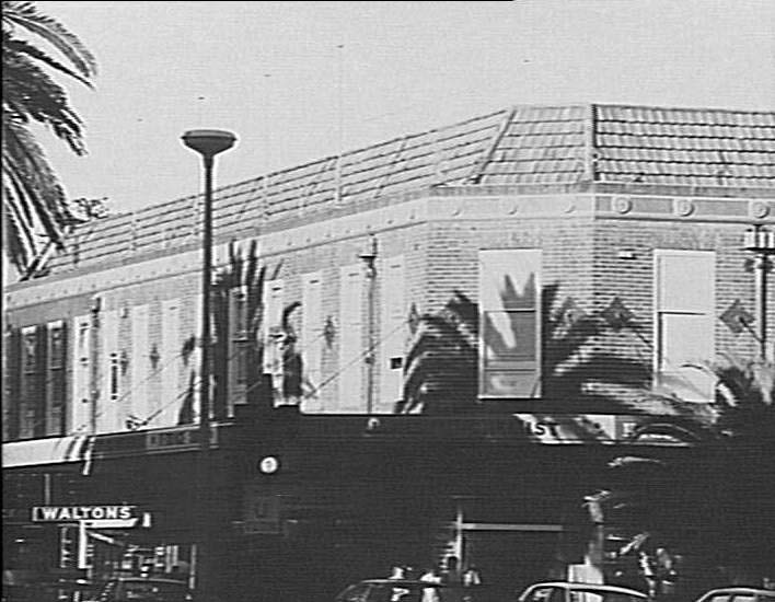 Shops in the Corso, Manly, 1973