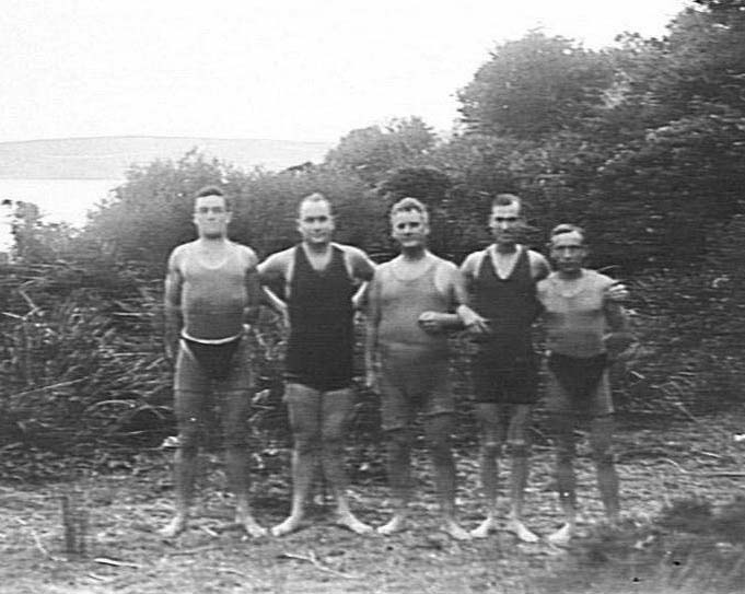 Campers at Freshwater Beach