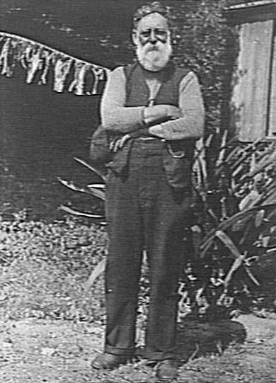 Portrait of an unidentified elderly man