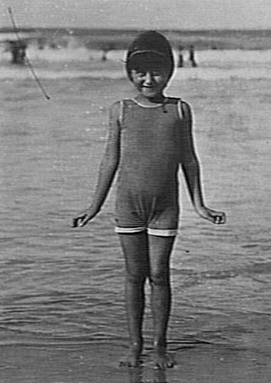 Portrait of a young girl on Manly Beach