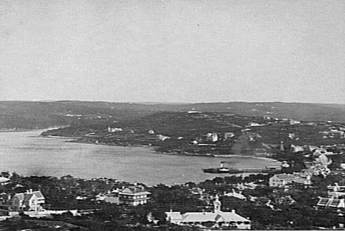 View from the Eastern Hill over Manly, Manly Cove and Fairlight