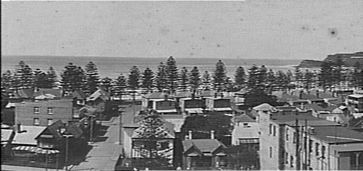 View over Manly to Manly Beach