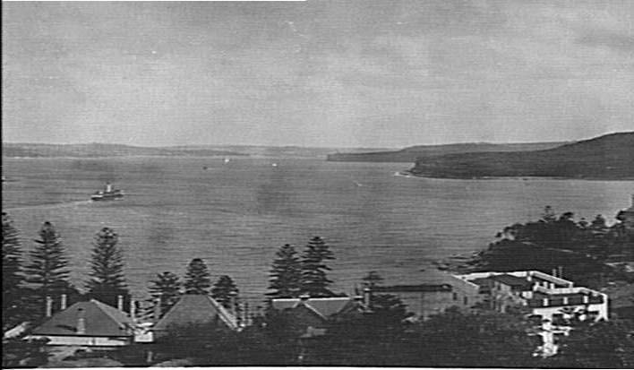 Manly Cove from Dalley's Castle