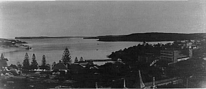 Manly Cove, from Dalley's Castle