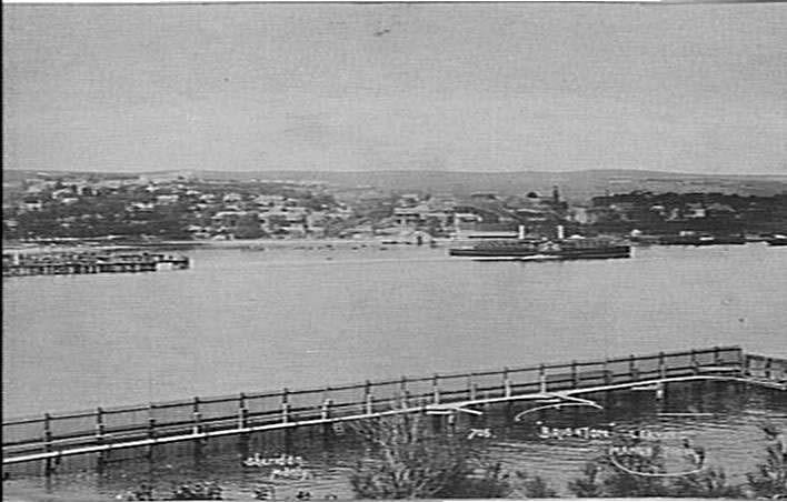 View of the eastern shore of Manly Cove