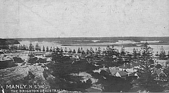Panoramic view over Manly