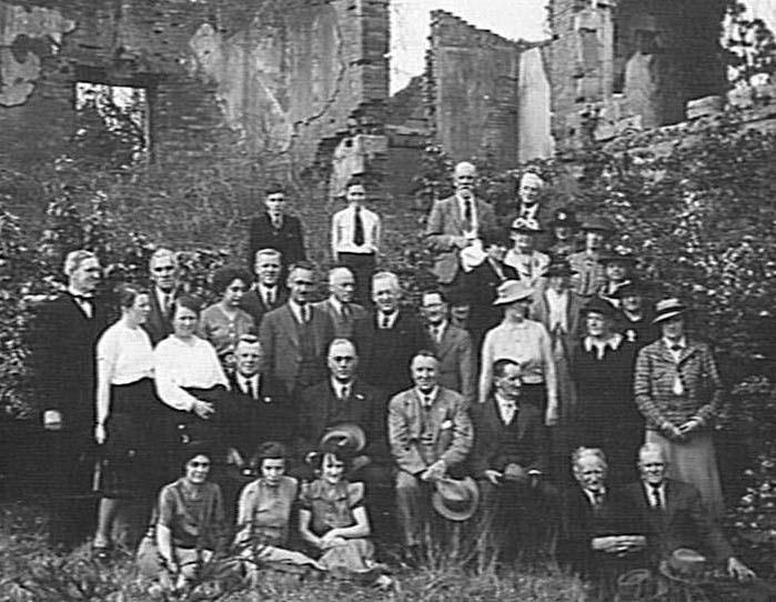 MWPHS members at "Fairlight", Mulgoa