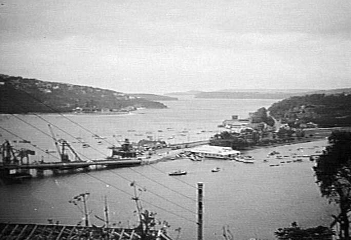Spit Bridge under construction