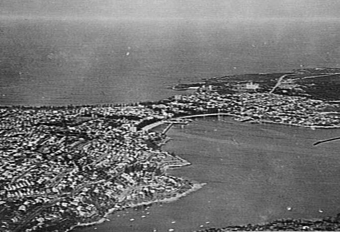 Aerial view of Manly
