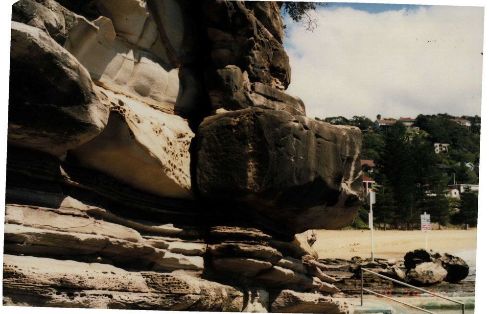 Whale Beach cliffs and pool