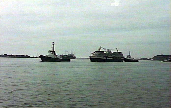 Launching of M. V. "Freshwater", 1982