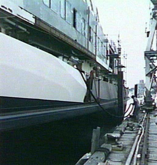 Launching of M. V. "Freshwater", 1982