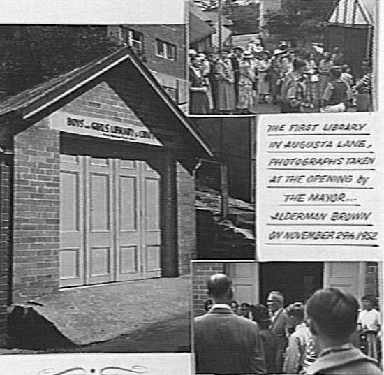 Opening of Boys and Girls Library and Craft Centre, Manly 1952
