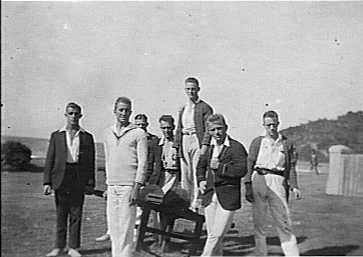 Members of Manly Surf Club holidaying at Cowan Creek, c 1920