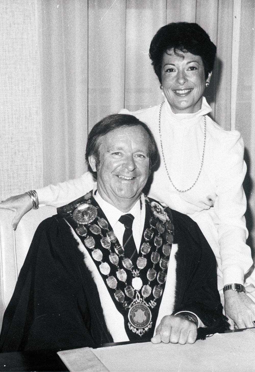 Alderman David Hay and wife Jean, Manly Mayor and Mayoress
