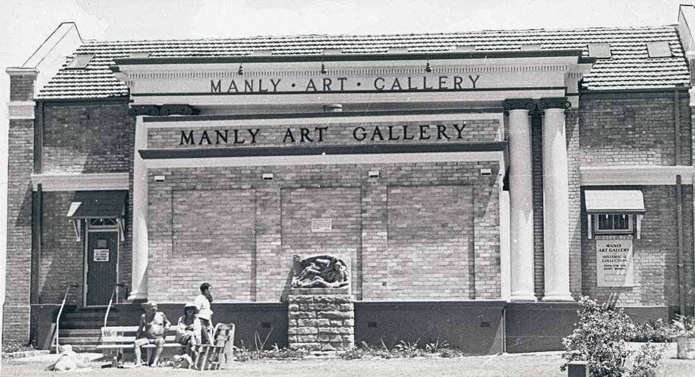 Facade of Manly Art Gallery prior to addition of the museum