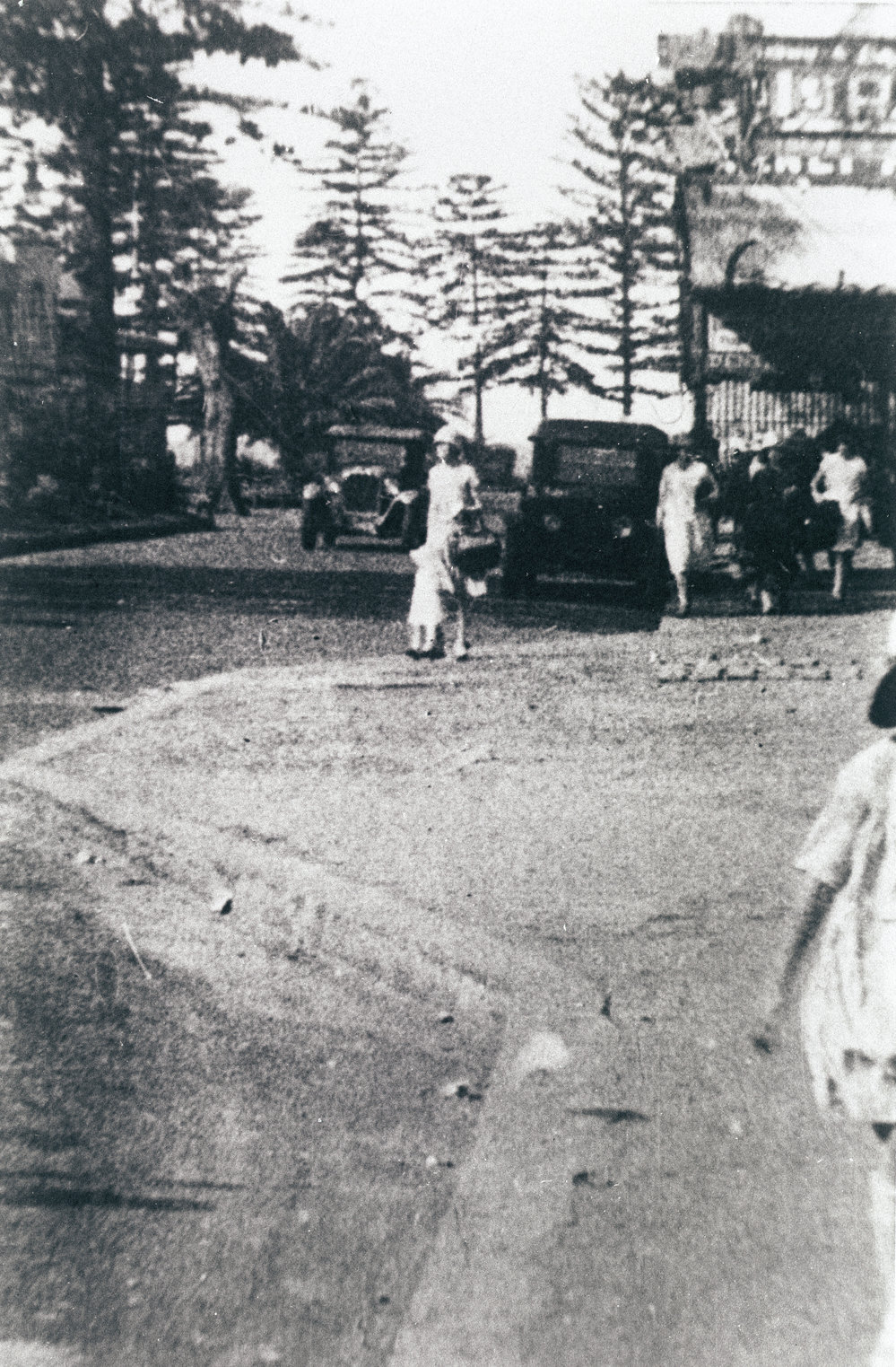 The Corso during building of St Matthew's Church