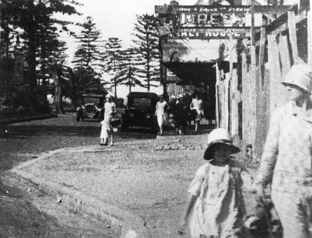 The Corso during building of St Matthew's Church