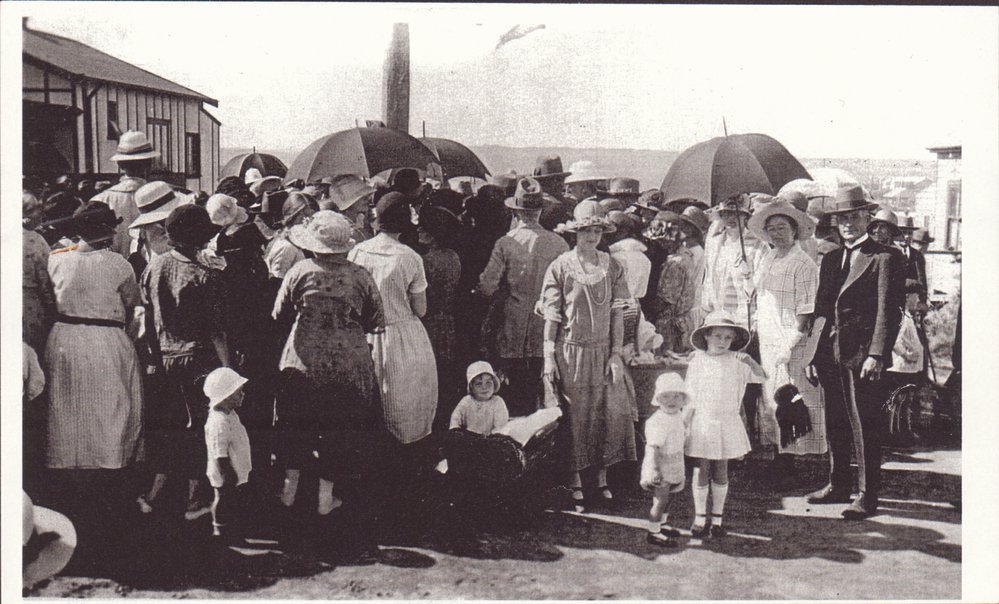Harbord Tramway, Turning the First Sod