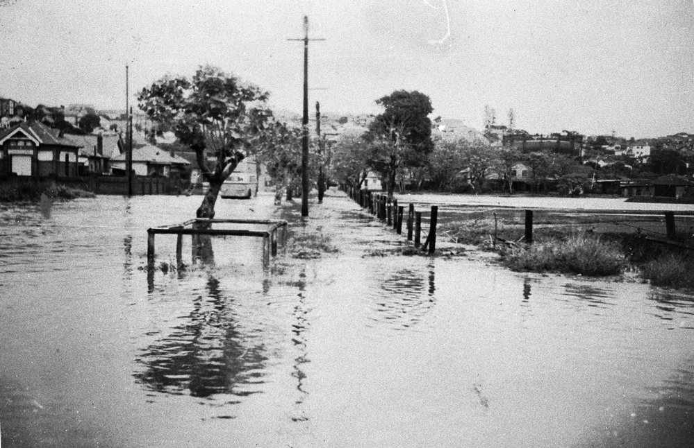 Balgowlah Road in flood