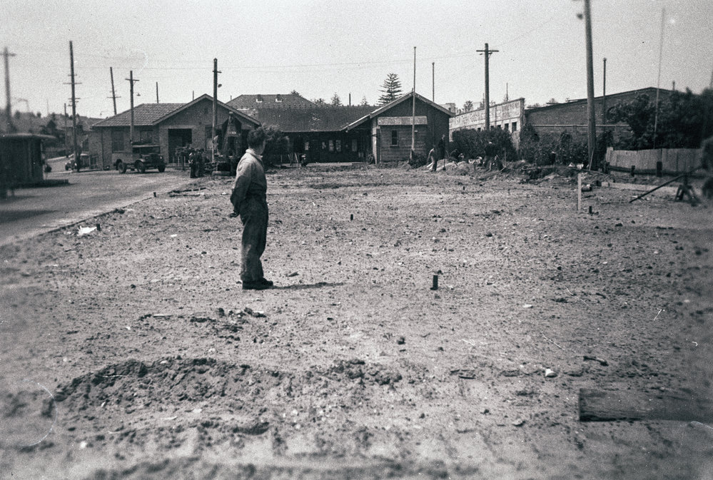 Manly Bus Depot during alterations