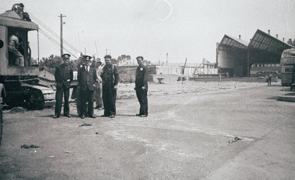 Manly Bus Depot during alterations
