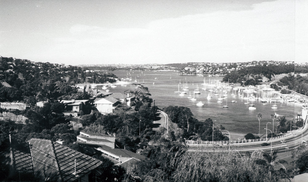 A view of The Spit and Manly Road taken from Seaforth