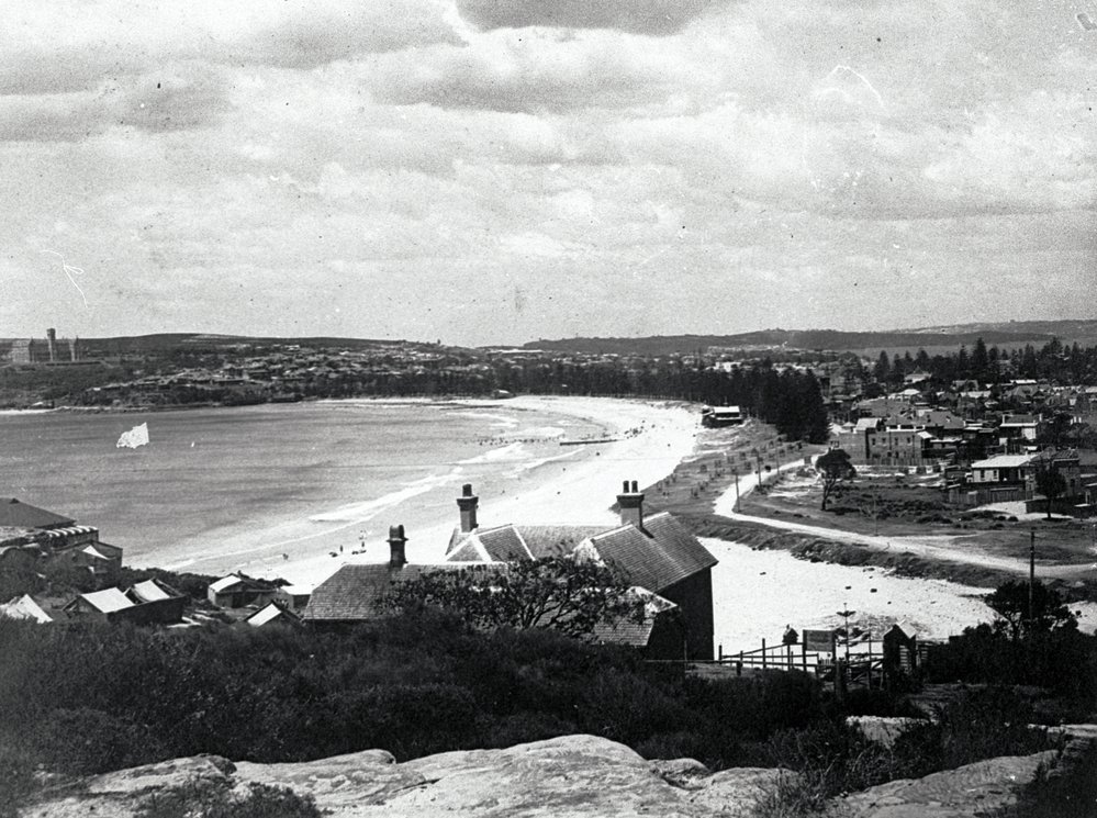 A view of Manly Beach and Manly taken from Queenscliff Road