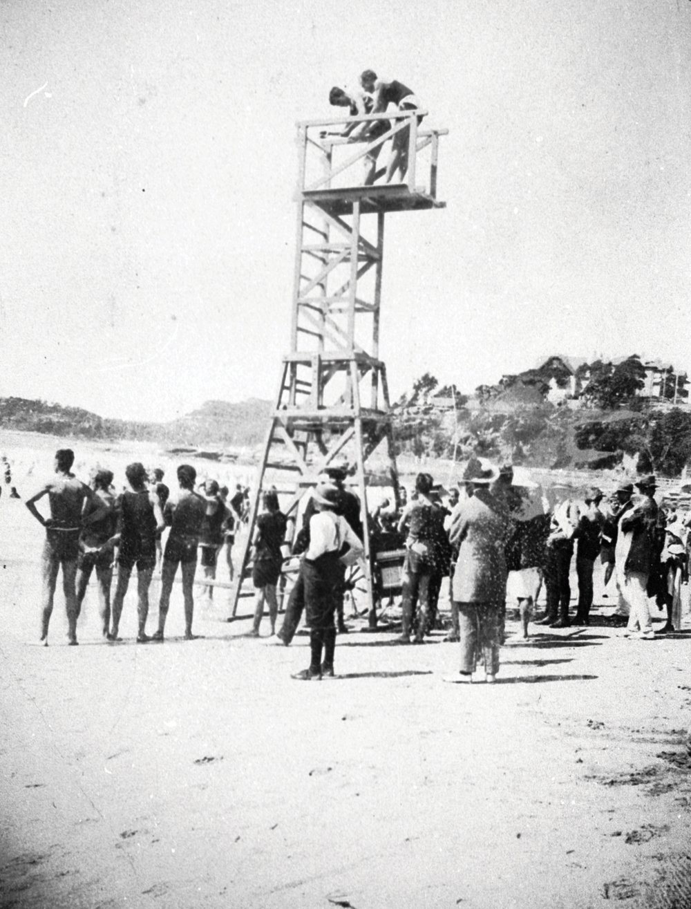 The shark tower on Manly Beach