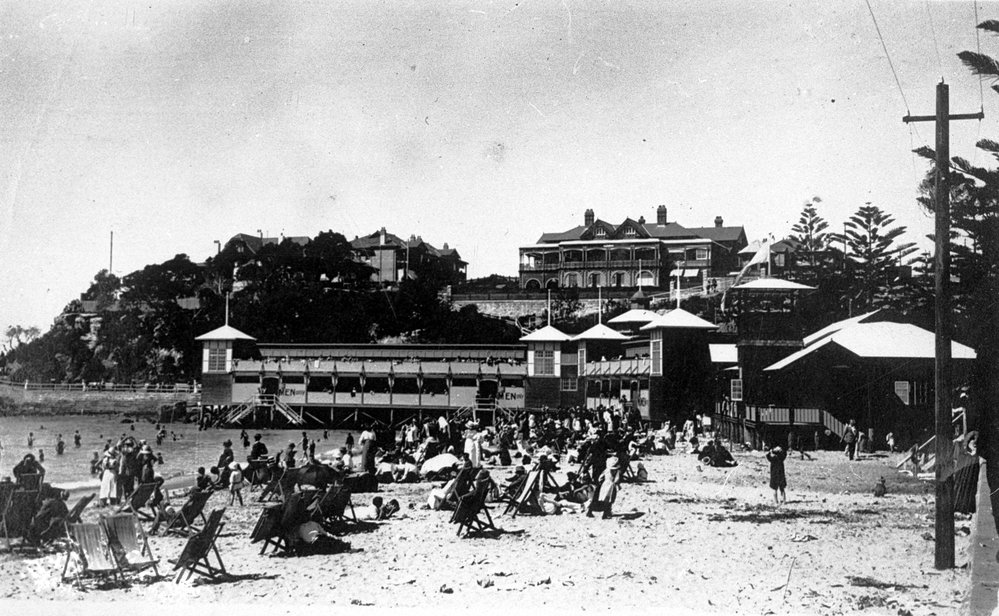 Manly Beach with Manly Life Saving Club premises in background