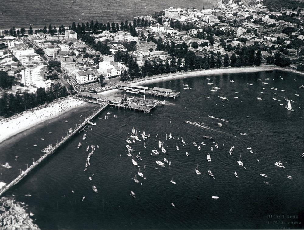 Manly Cove and district taken from the air