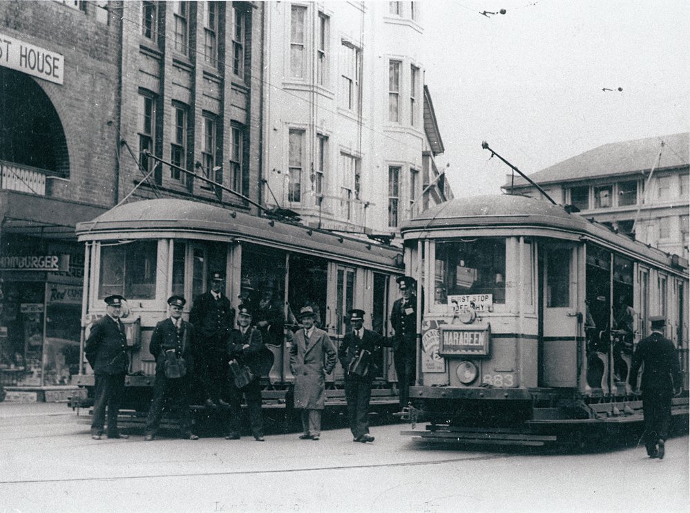 Tram Terminus opposite Manly Wharf
