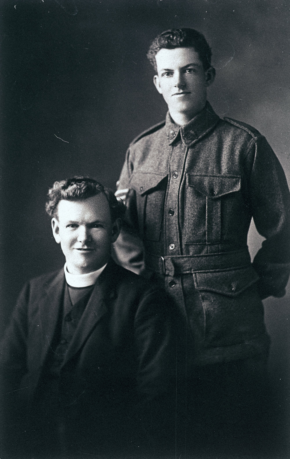 Reverend Stanley Drummond and his brother Norman Drummond