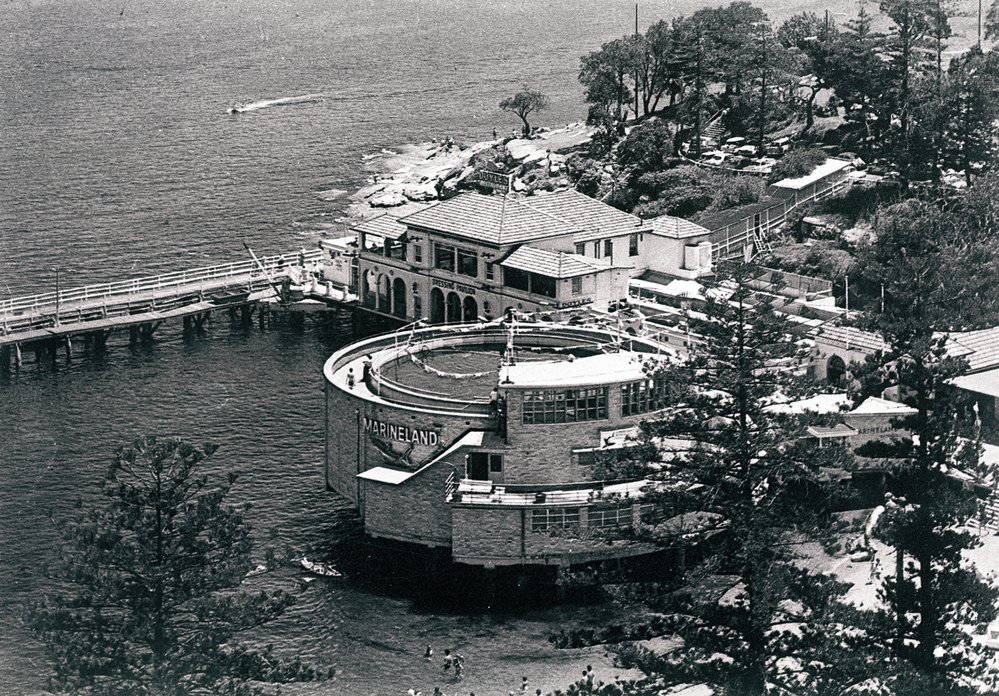 Marineland and the Dressing Pavilion, Manly Cove
